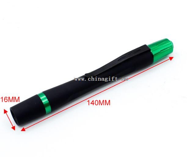 2 AAA dry batteri 0.5W ført pennen fakkelen