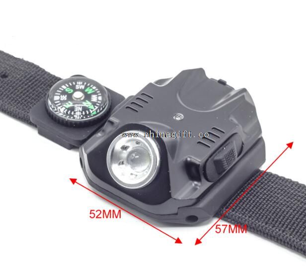 5 watt Q5 led usb rechargeable watch flashlight