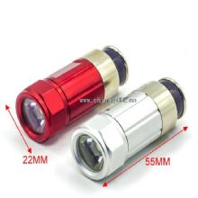 0.5W aluminum 12v rechargeable flashlight car flashlight images