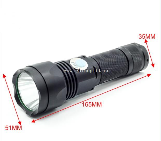 led rechargeable flashlight