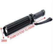 180LM XPE LED extendible zoom self defensive flashlight images