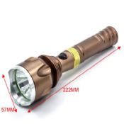 3.7v rechargeable led flashlight images