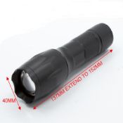 Latarka led zoomable 18650 awaryjne images