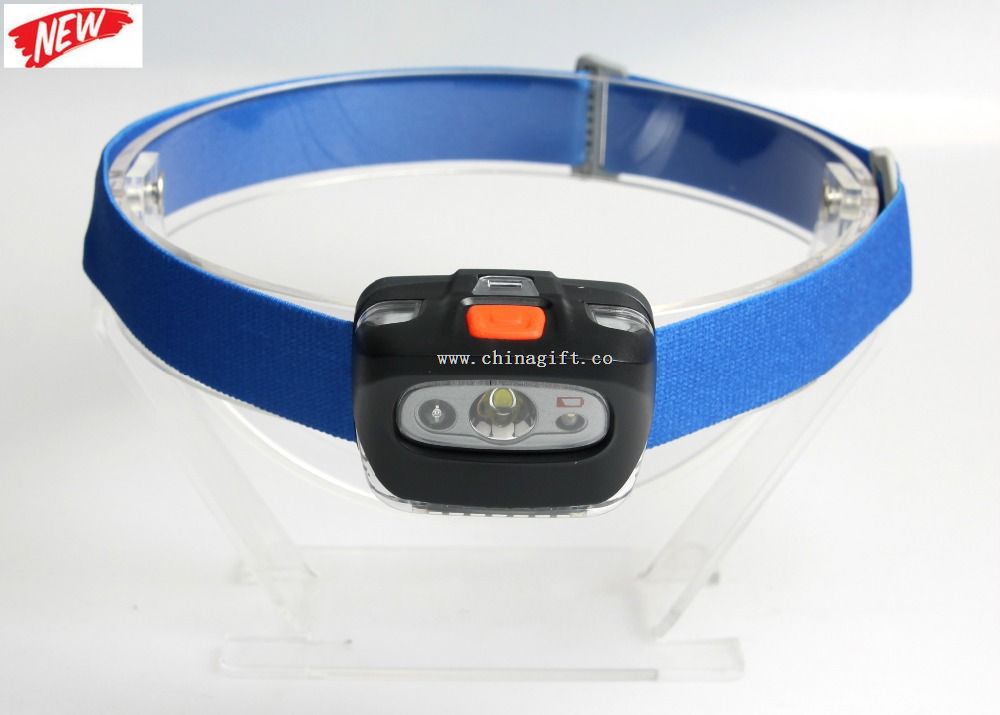 165 lm blue plastic led headlamp