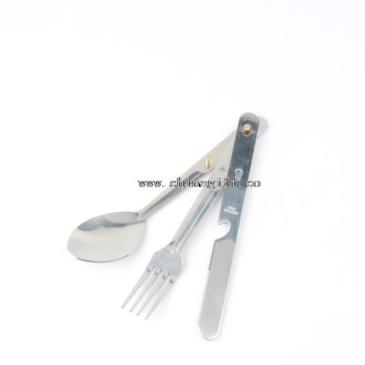 3 in 1 spoon knife and fork set