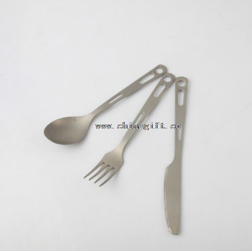 ustensiles de cuisine couverts de voyage 3 en 1