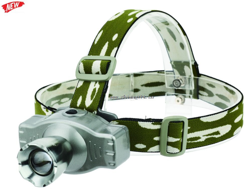 120 lm camouflage high power hunting led headlamp