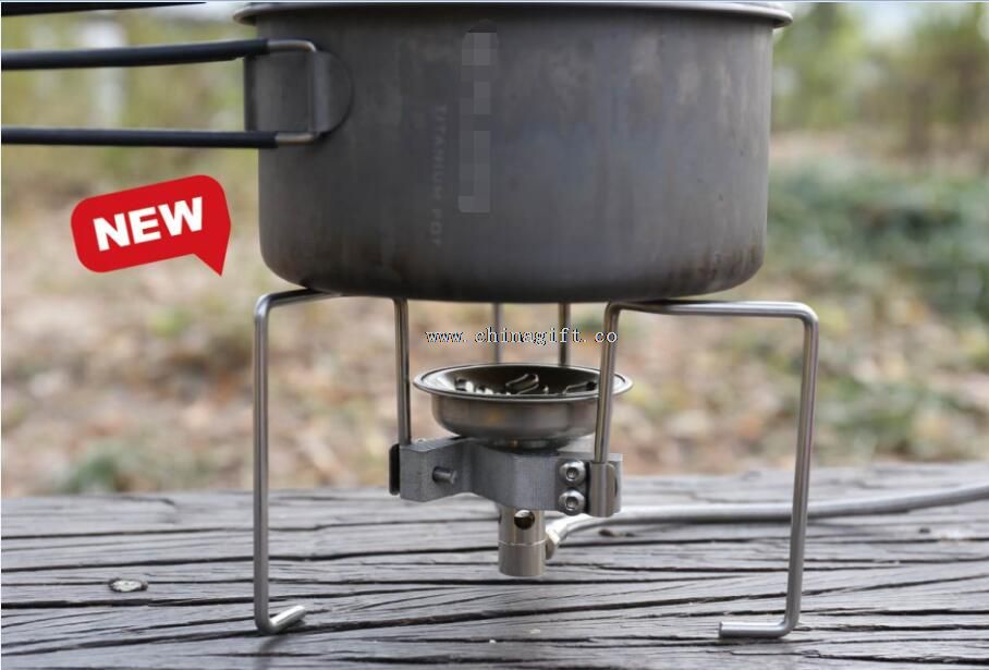 Camping aluminium portable gas stove stand