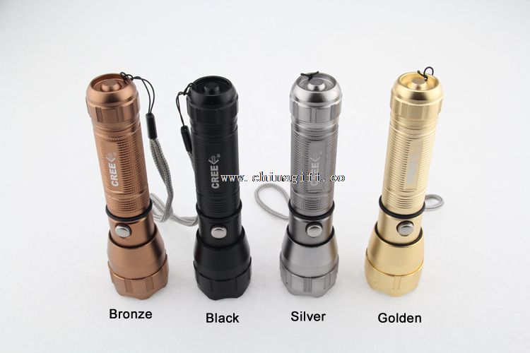 Rechargeable Aluminium Dimmable Led Flashlight