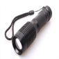 Aluminum zoomable tactical led torch flashlight small picture