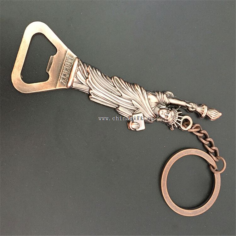 USA tourist gift bronze bottle opener