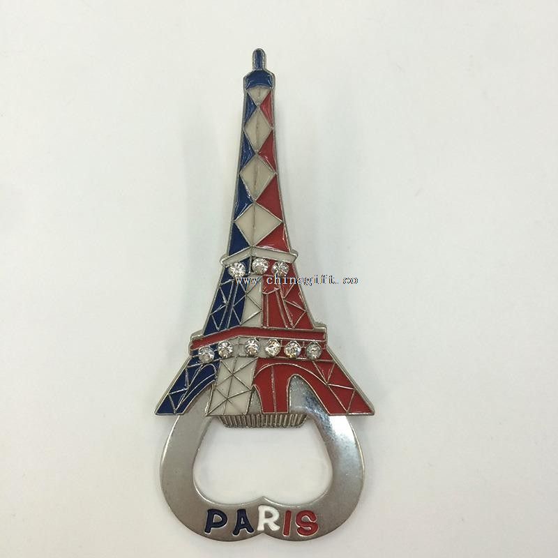 Abridor de garrafa Torre Eiffel com cristal