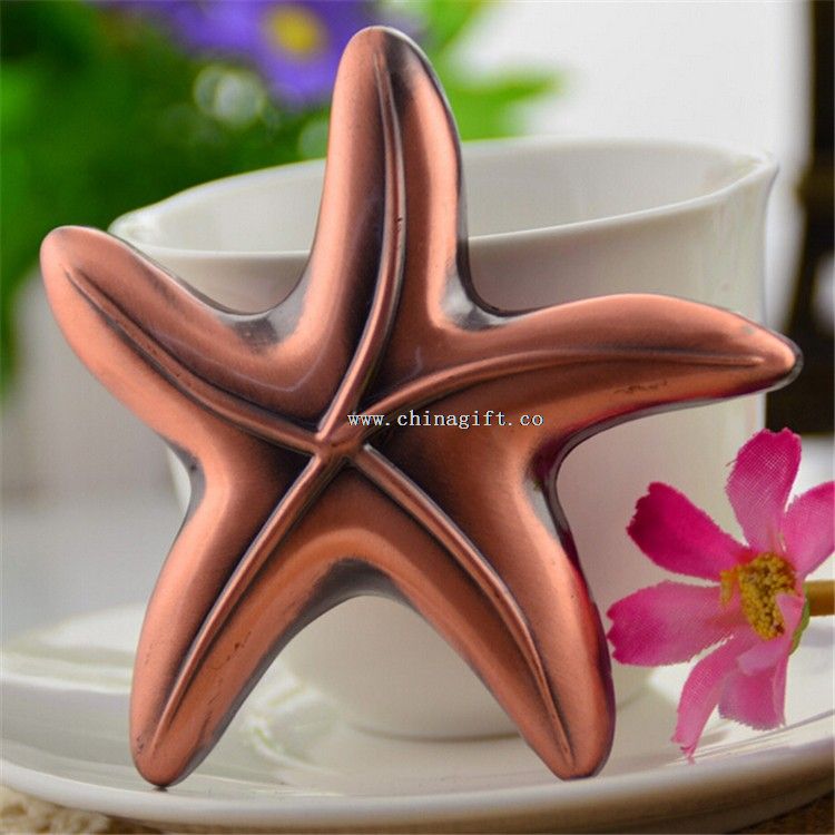 metal starfish bottle opener