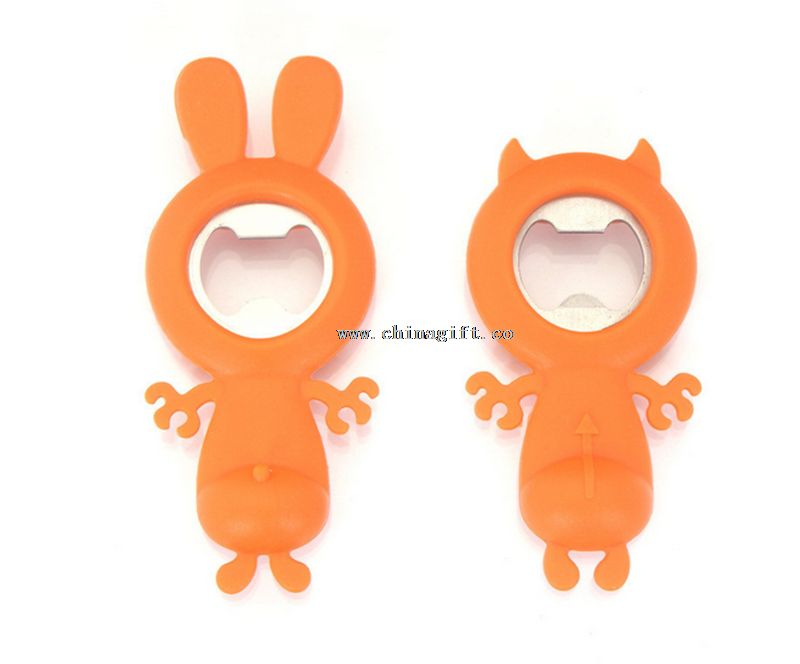 Rubber Animal Shaped Bottle Openers