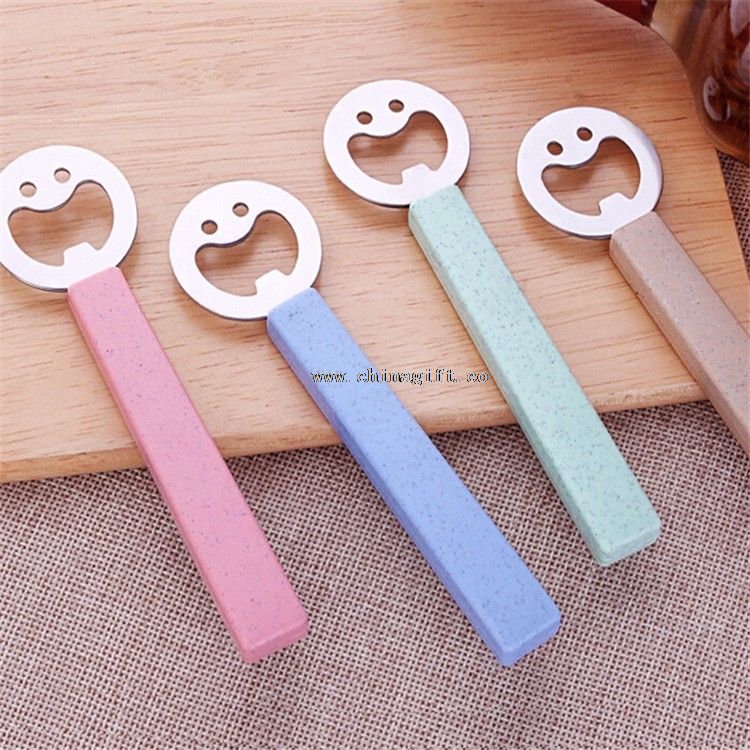 Smile Shape Wooden Opener