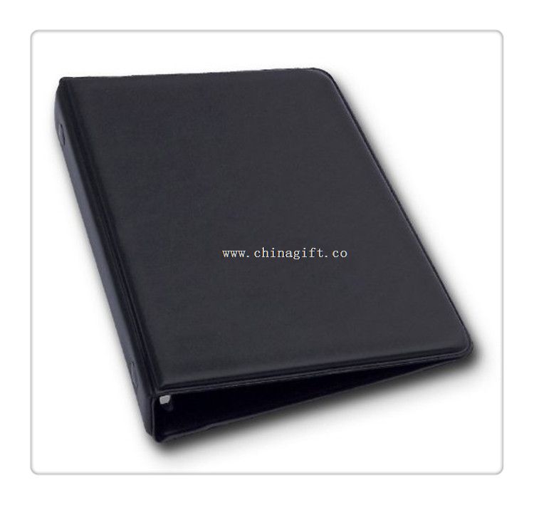 Leather Black Folder