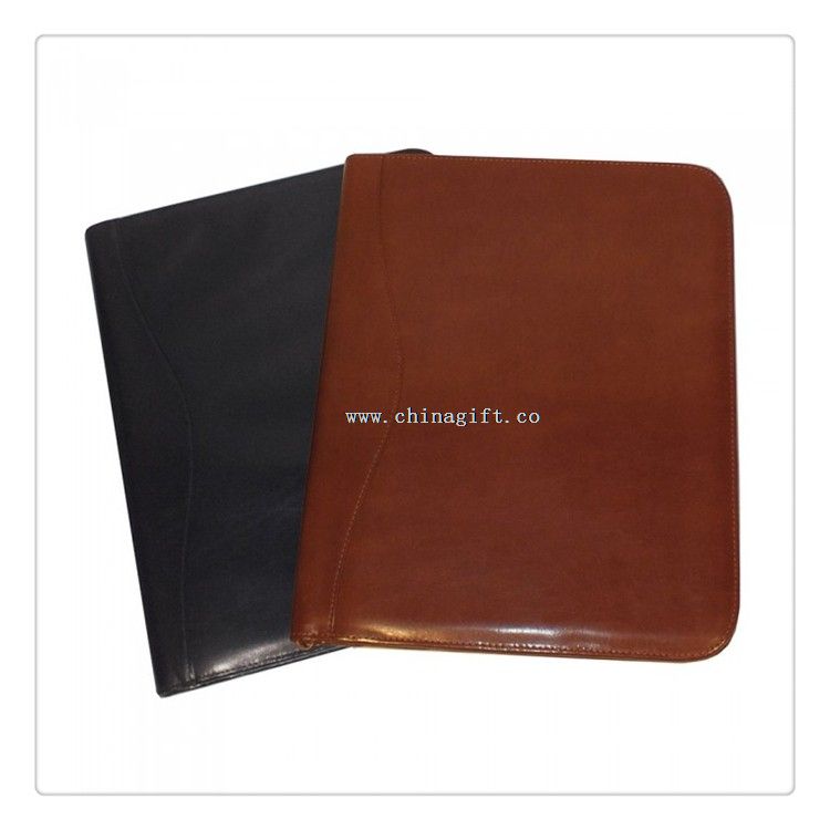 Leather Business Men Portfolio with Writing Notepad