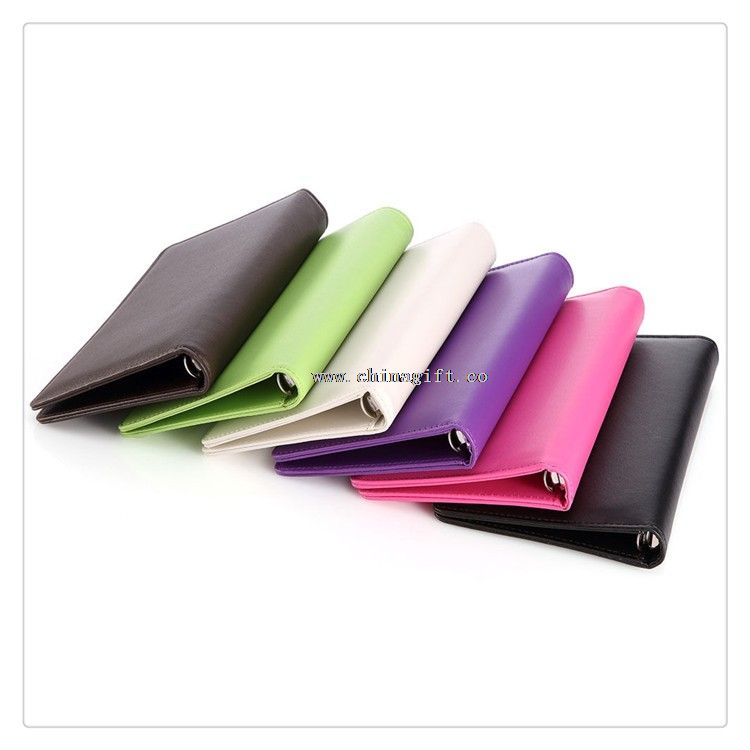 Leather Cover File Folder Portfolio A6 Ring Binder