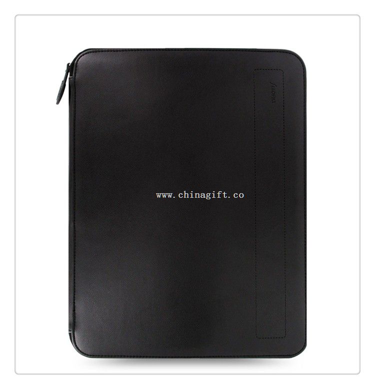 Leather Zipped Folio