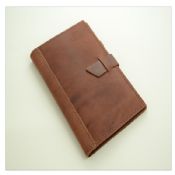 Portefeuille en cuir avec Notepad et poches intérieures images