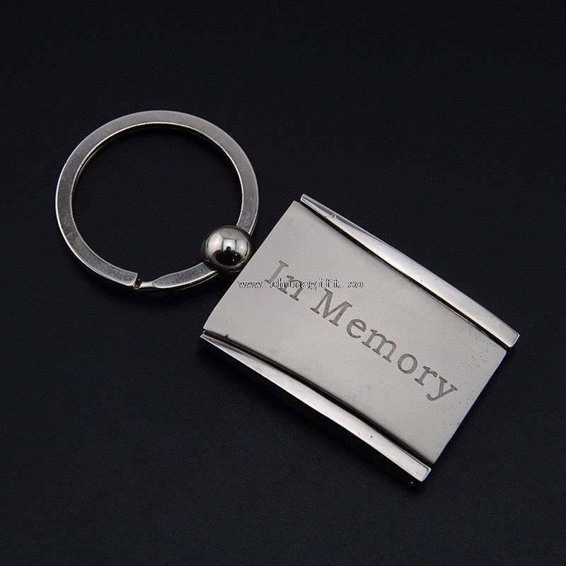 Metal Photo Frame Keychain