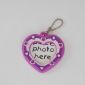 heart shape photo keychain small picture