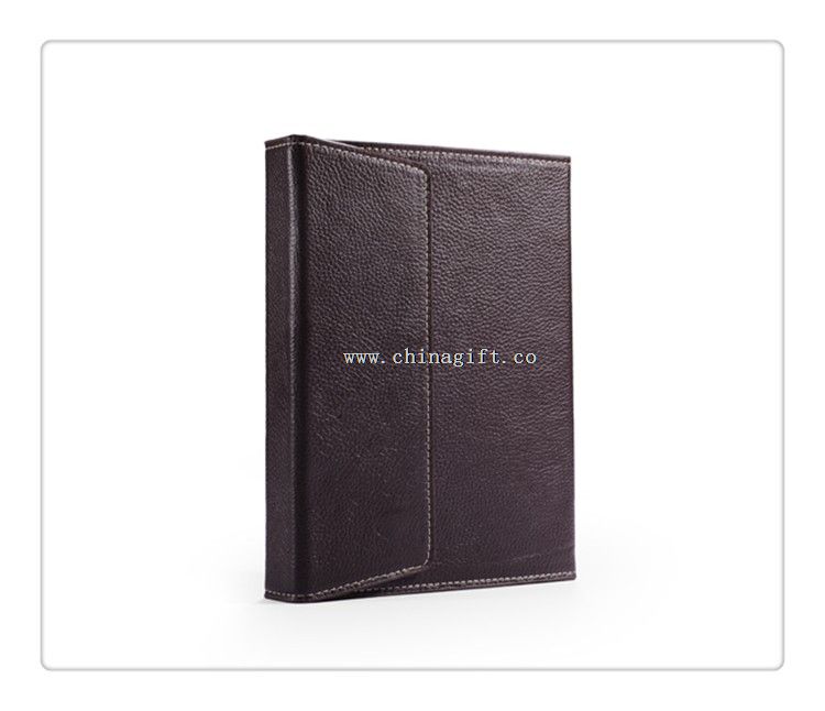 Leather Portfolio with Notepad 6 Ring Binder