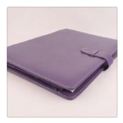 Purple A4 Leather Ring Binder images