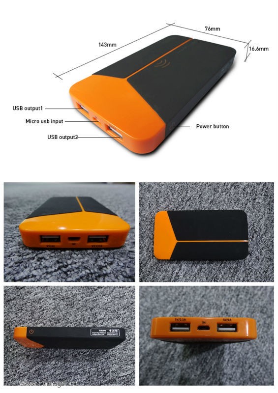 trådløse power bank oplader