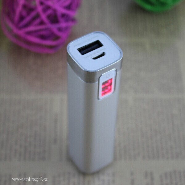 banco de energía del cargador de usb mini de 2600mah