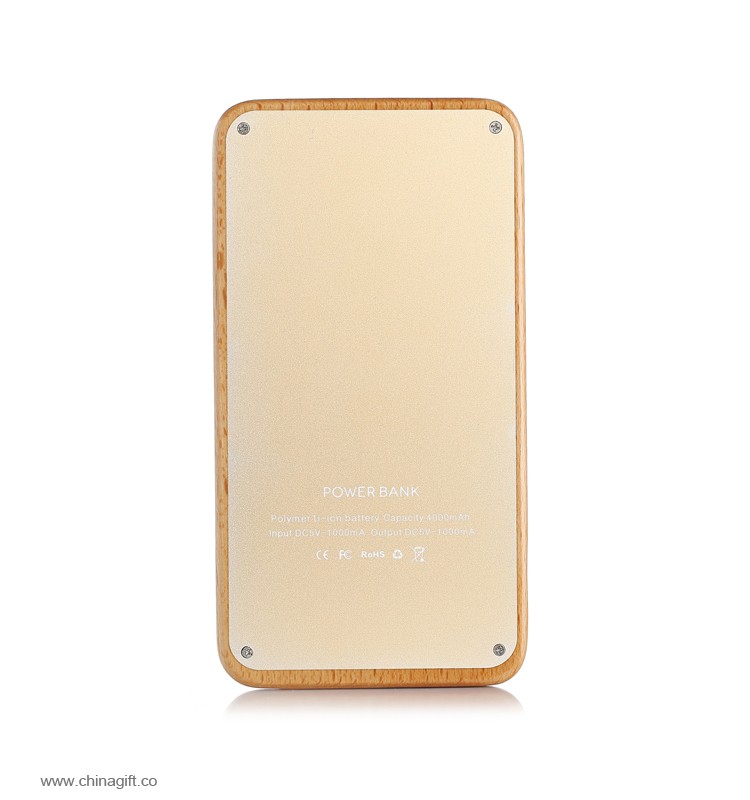  drewna power bank 4000mah