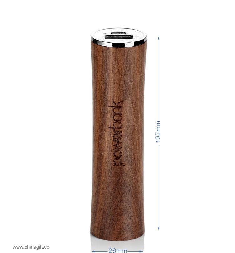 wood mobile Power Bank