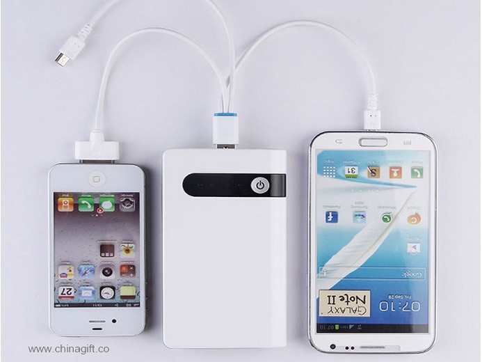 LED light 18650 power bank 10400mah