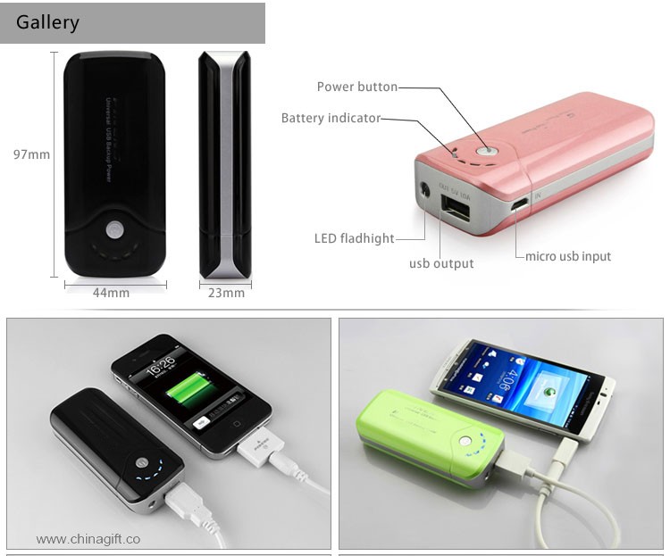 5000mah portable power bank