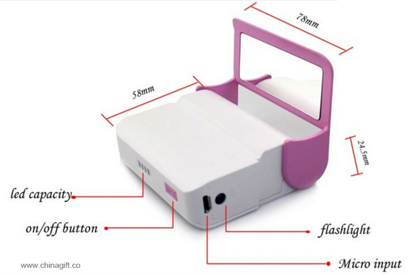 power bank with a holder
