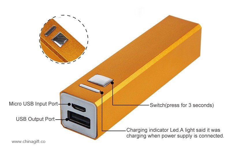 banca di potere di 2600mah