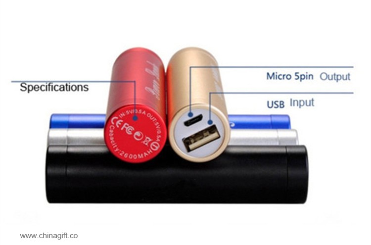 metallzylinder powerbank