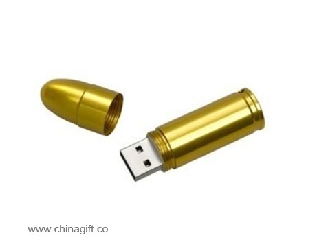 memoria usb con forma de bala de 64gb metal