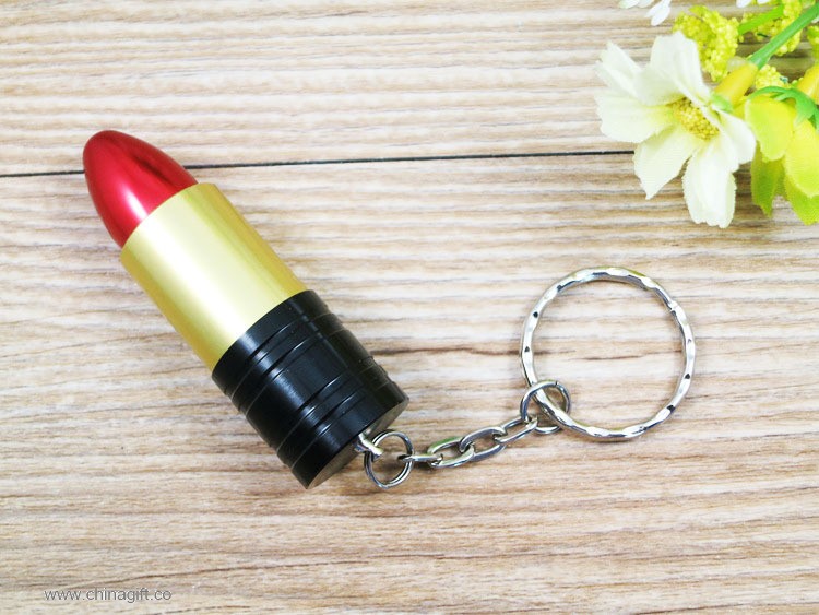 metal lipstick shape usb flash drives with logo