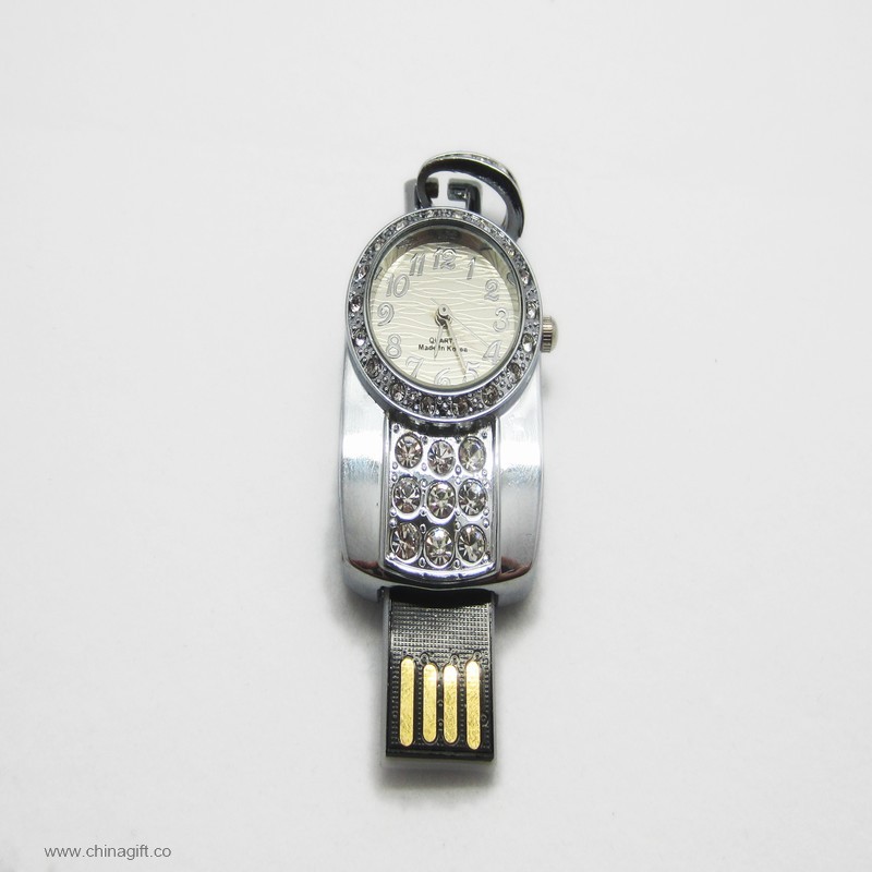 crystal usb drive of watch