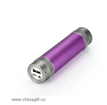 metal power bank LED lumina