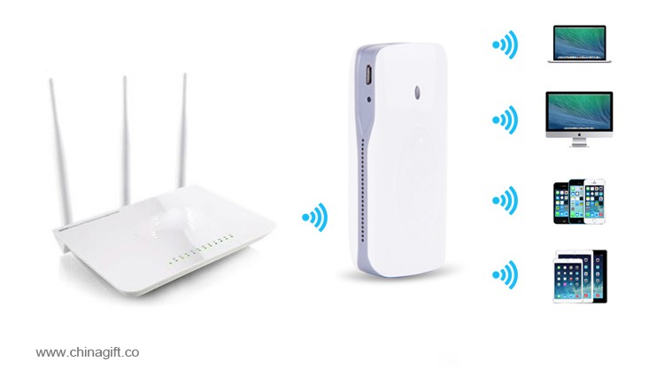 3g wifi router power bank 5200mah portable