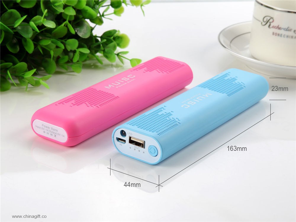 10400mah power bank plastic portable