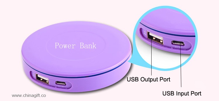 Rotund power bank 4400mah