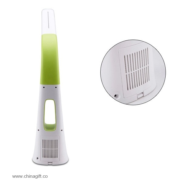  lampada da tavolo led dimmerabile pieghevole con ventilatori 