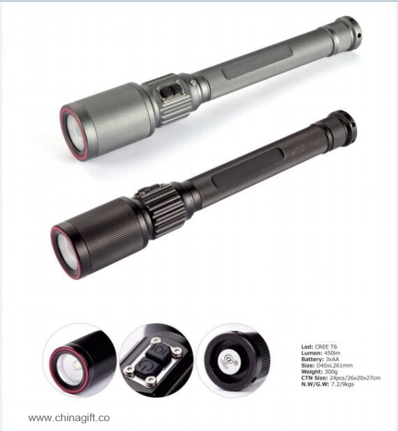 450LM Flashlight with camera extension head