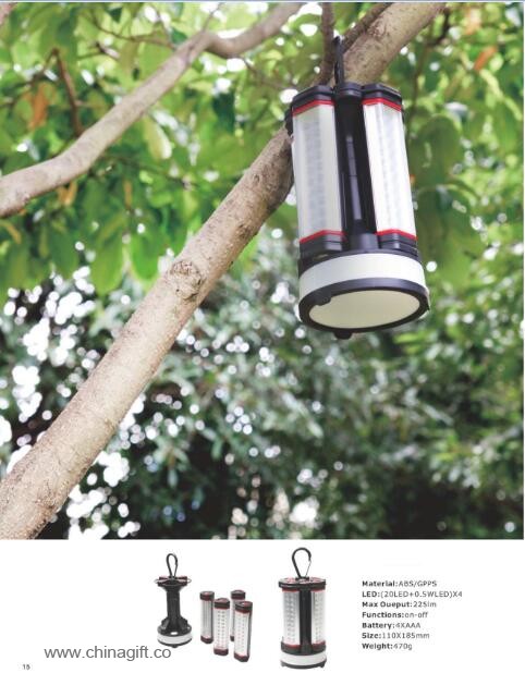ABS/GPPS multifunction camping lantern