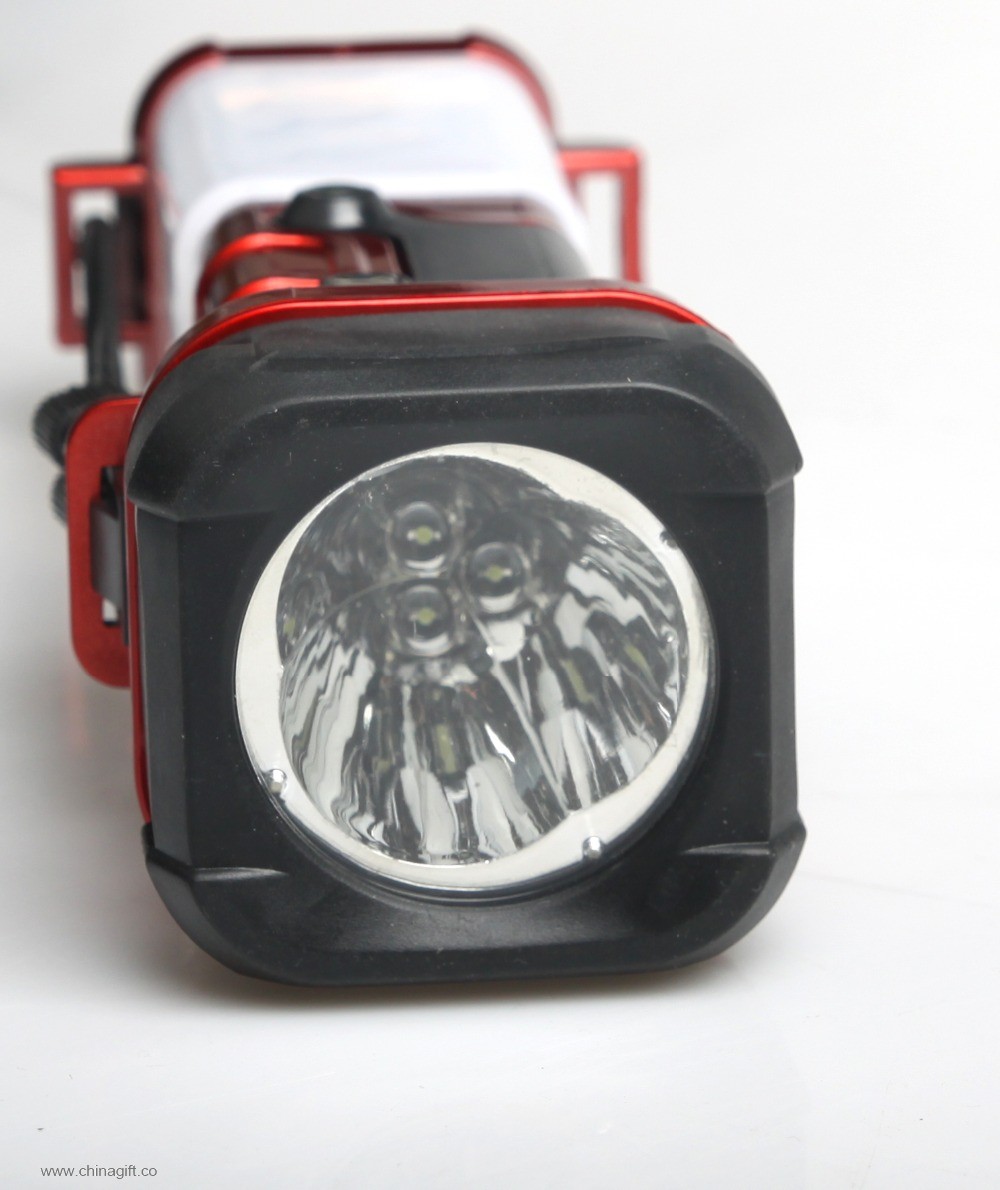 6pcs white LED & 1 yellow LED 3LED camping lantern 