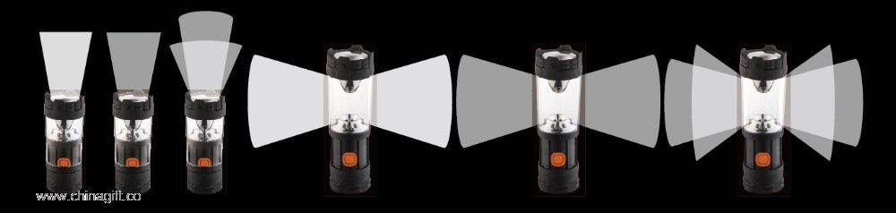 CREE Q5+8LED rubber led fashlight 