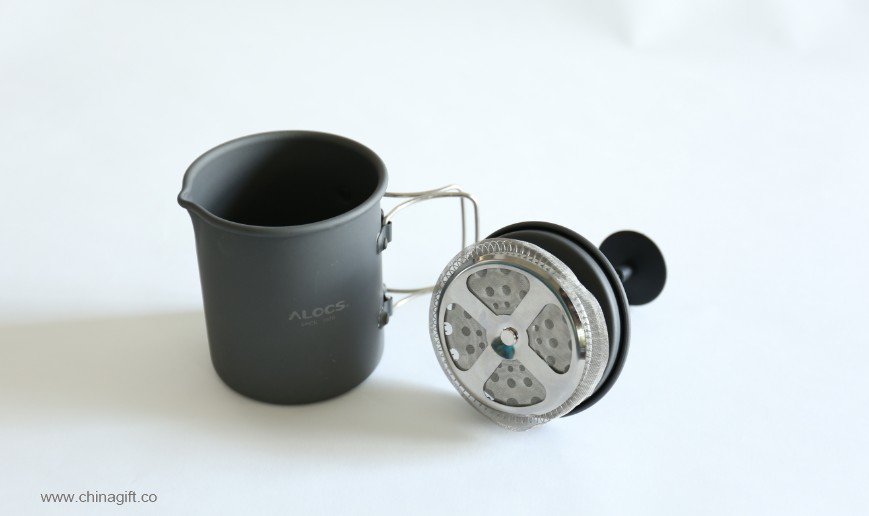 Outdoor portable flute camping coffee bean grinder set